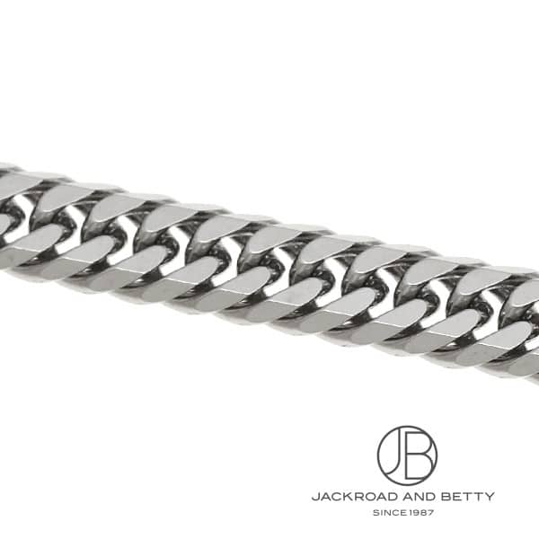 PT850 6面 ダブル 30.5g 60cm ネックレス 造幣局刻印有り[] Platinum