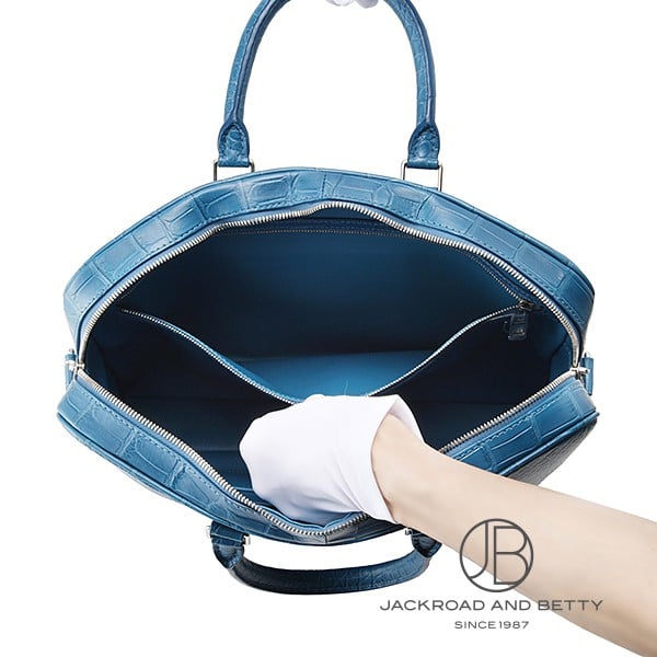 ポルトドキュマン・ヴォワヤージュPM ビジネスバッグ ブルー 青