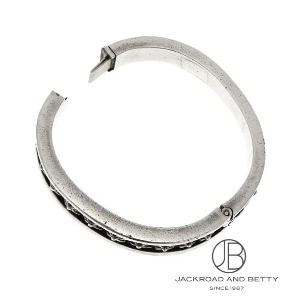 クロムハーツ ナローV CHプラス バングルブレスレット シルバー