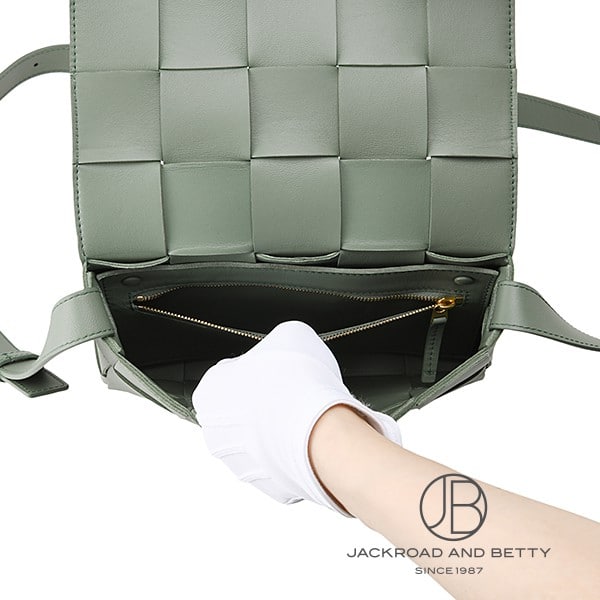 新品未使用/IC ボッテガヴェネタ カセット ショルダーバッグ バッグ カーキ 新品未使用/IC ボッテガヴェネタ カセット ショルダーバッグ