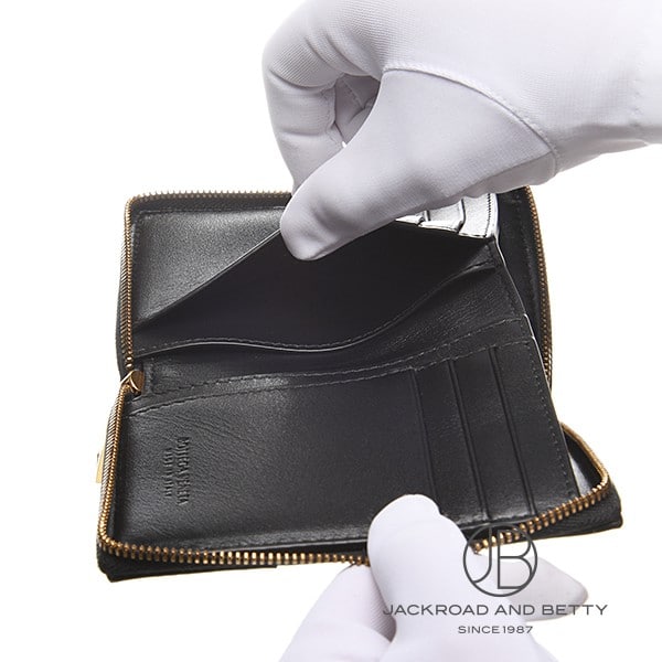 美品　ボッテガヴェネタ　スモールカセット　ファスナーウォレット　二つ折り財布 BOTTEGA VENETA（ボッテガ・ヴェネタ） ボッテガ ヴェネタ スモール