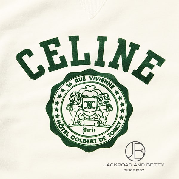 CELINE PARIS 16 スウェット シャツ CELINE】CELINE PARIS 16 スウェットシャツ トレーナー