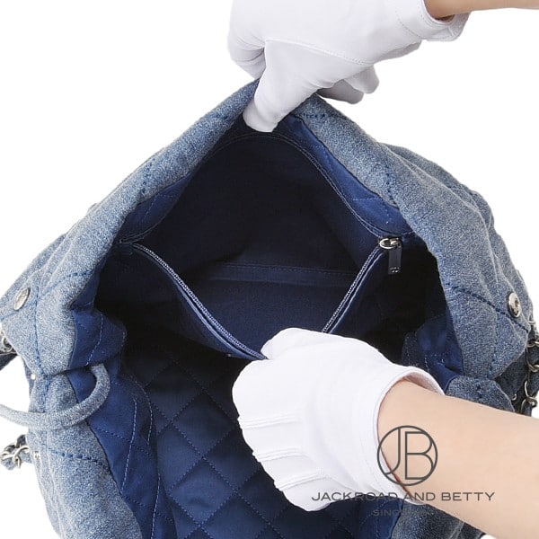 CHANEL 22 スモール ハンドバッグ デニム[AS3260 B16649 NY101