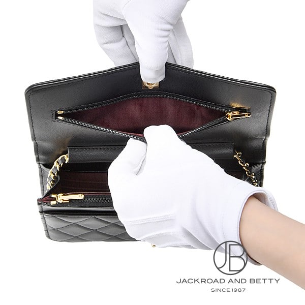 チェーンウォレット 長財布 ブラック 黒[AP4241 Y01295 C3906] Chain