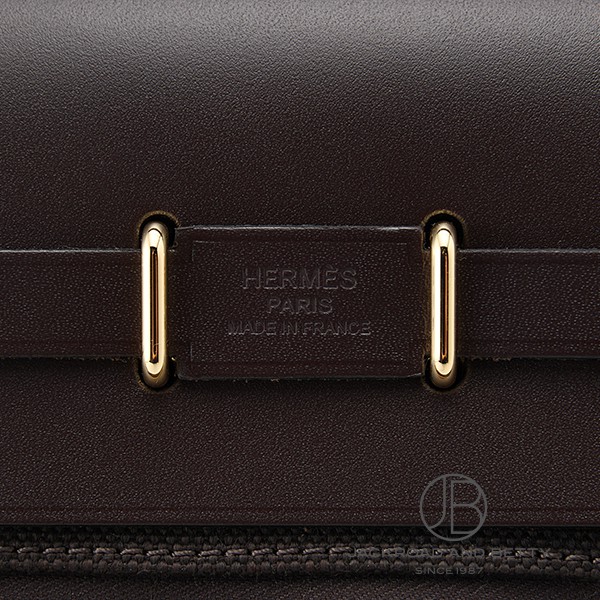新品　未使用　エルメス　HERMES エールバッグ　ミニ　エベンヌ　ゴールド金具 新品 未使用 エルメス HERMES エールバッグ ミニ エベンヌ ゴールド