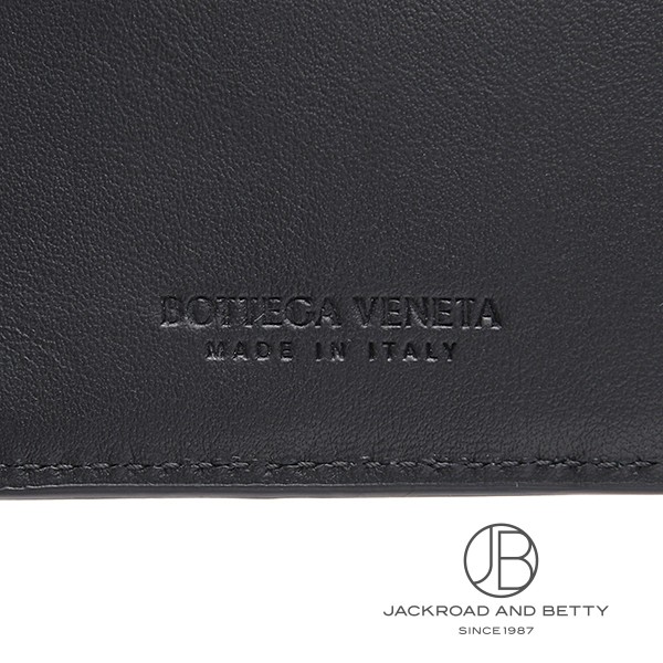 カセット 二つ折り ウォレット ブラック 黒[743004 VBWD2 8803