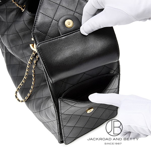 CHANEL 25 ミディアム ハンドバッグ ブラック 黒[AS5311 B20304
