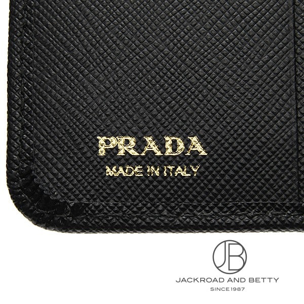 新品 プラダ PRADA 長財布 サフィアーノ トライアングル ネロ プラダ サフィアーノレザー トライアングル ウォレット 長財布 ネロ