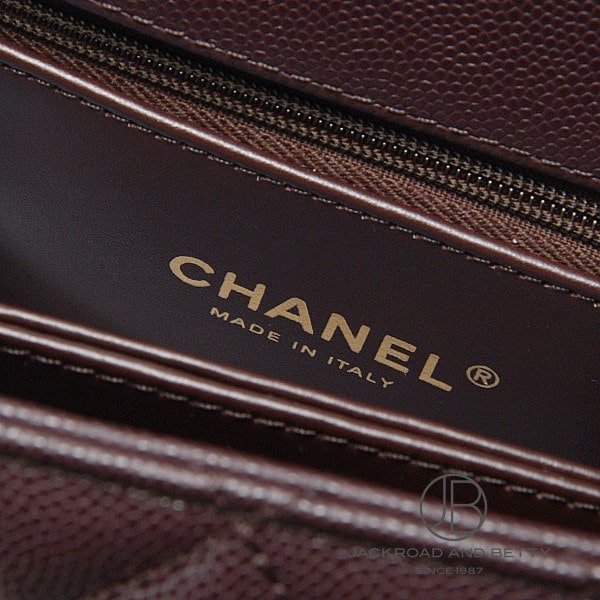 マトラッセ ココハンドル 24 トップハンドル フラップ バッグ ブラウン