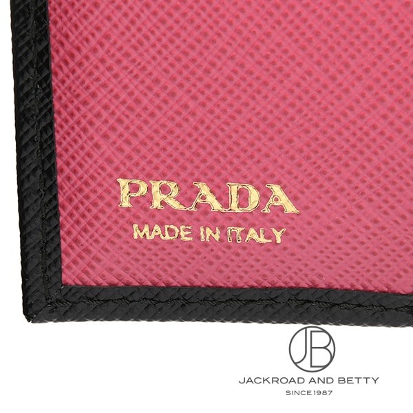 サフィアーノレザー マルチカラー ウォレット ネロ ブラック 黒[1MV204