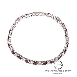 ルビー ダイヤモンド ブレスレット[187231/4WNB33 R4.43ct D2.48ct