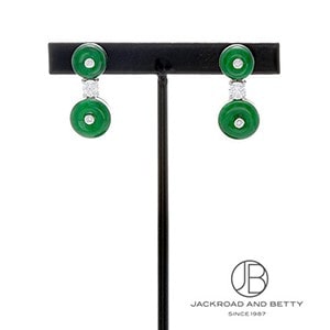 翡翠ダイヤピアス[] | ノーブランド 新品 ジュエリー