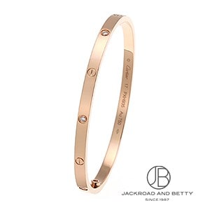 ラブブレスレット 10P ダイヤ WG 18[B6070418] Love Bracelet