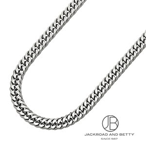 PT850 6面 ダブル 103.6g 60cm ネックレス 造幣局刻印有り