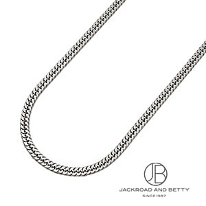 プラチナ喜平ネックレス2面　PT850 50g 60cm 18金 プラチナ850 コンビ喜平 6面カット ダブル ネックレス 50g