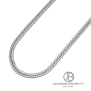 PT850 6面 ダブル 30g 60cm ネックレス プラチナ 造幣局刻印有り