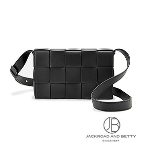 直営店☆BOTTEGA VENETA☆最終SALE! CASSETTE ショルダーバック カセット ショルダーバック ブラック 黒[578004 VMAY1 8425