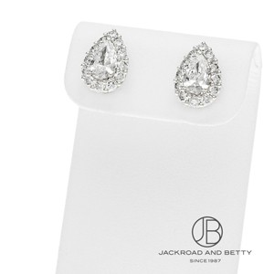 パヴェ バタフライ ダイヤモンド スモール スタッド イヤリング