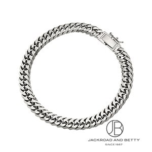 PT850 6面 ダブル 35.2g 20cm ブレスレット プラチナ 造幣局刻印有り