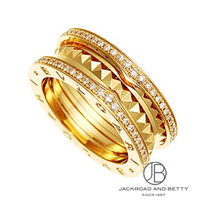 ビー・ゼロワン ロック ダイヤ 2バンド リング[358031 AN859092