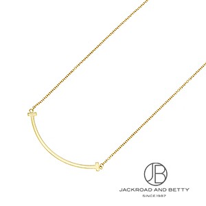 ティファニー　Tスマイルペンダント　スモール Tスマイル ペンダント ネックレス（スモール）YG[60011679 35189459] T