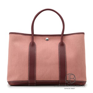 Q2444 エルメス ガーデンパーティ TPM H柄 ハンドバッグ エルメス