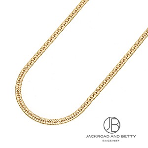 K18 6面 ダブル 11g 55cm ネックレス 造幣局刻印有り[] Chain Necklace