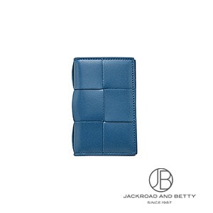 カセット フラップ カードケース ブルー[748053 VBWD2 4424] Cassette