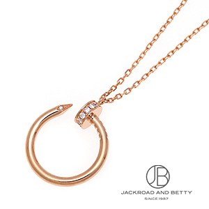 ジュスト アン クル ネックレス ローズゴールド ジュスト アン クル ネックレス