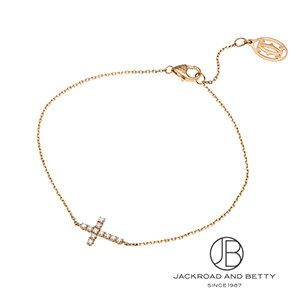 【Cartier】クロス チェーン ブレスレット ダイヤ gold 送料込み クロス ダイヤモンド ブレスレット PG[B6040200] Cross Diamond