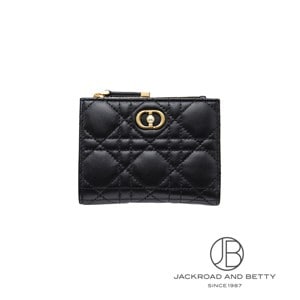 【新作★】DIOR レディース ウォレット 財布 Black Dior Lucky Lady Dior Scarlet Wallet Pale Pink Cannage