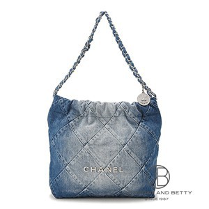 CHANEL 22 スモール ハンドバッグ デニム[AS3260 B10439 NM981