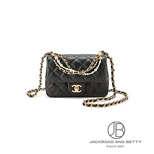 シャネル フラップバッグ25cm ブラック ミニ フラップ バッグ ブラック 黒[AS4385 B15773 94305] Mini