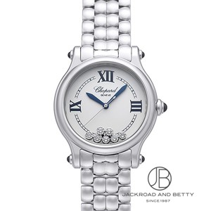 美品 ショパール　ハッピースポーツ　ゴールド トラベルテーブルクロック ケース付 美品 ショパールハッピースポーツゴールド トラベルテーブルクロック