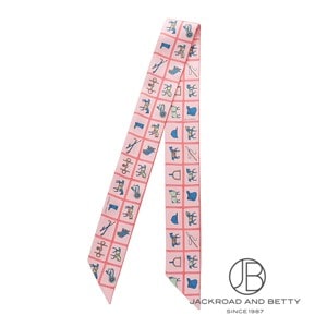 エルメス　ツイリー　馬着　馬柄　ローズ　ピンク　ブルー　ヴェール　新品 エルメス ツイリー 馬着 ローズ ブルー ヴェール ピンク 青 緑 新品