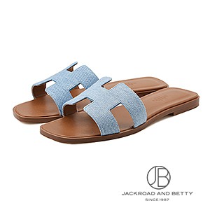 【国内即発送】HERMES サンダル オラン ブルー・クレール サンダル オラン ブルー・クレール 37[H021056Z] Sandals Oran