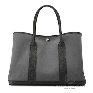 ピコ太郎♪ エルメス ガーデンパーティPM レザー 黒 □I刻印 ピコ太郎様専用♪ エルメス ガーデンパーティPM レザー 黒 □I刻印