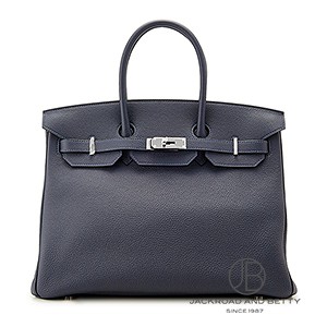 バーキン35 ブルーニュイ ネイビー[H027767CK2Z] Birkin35 Blue Nuit