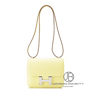 【Jaune Milton × Silver金具】HERMES コンスタンス スリム Jaune Milton × Silver金具】HERMES コンスタンス スリム