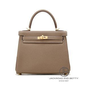 エルメスHERMES❤️新品エトゥープエトープクロシェット❤️バーキンケリー ケリー25 内縫い エトゥープ ベージュ[] Kelly25 Etoupe Beige
