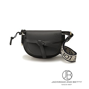 【直営店買付】LOEWE GATE DUAL MINI ロエベ バック A650N46X13 ゲートデュアル バッグ ミニ ブラック 黒[A650N46X13 1100] Gate