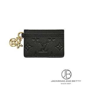 カードケース ポルト カルト・LVチャーム ノワール ブラック 黒[M82132