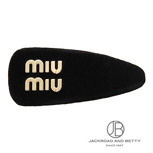 miumiu ヘアクリップ　ベルベット ベルベット ヘアクリップ[5IF092_068_F0002] Velvet Hair Clip
