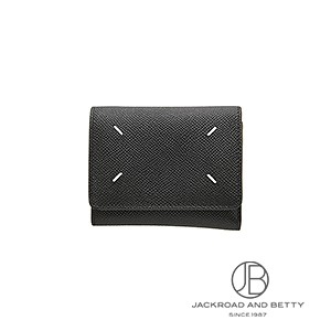 【あつ】メゾンマルジェラ　三つ折りウォレット Maison Margiela メゾンマルジェラ グレインレザー 3つ折り