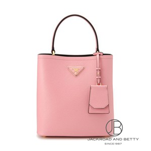 PRADA サフィアーノハンドバック 1BA212 パニエ サフィアーノレザーバッグ PETALO ピンク[1BA212 2ERX
