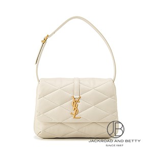 YSL ホワイト ショルダーバック　ノベルティ ミニ ヴォルテール トップハンドルバッグ（ボックス サン