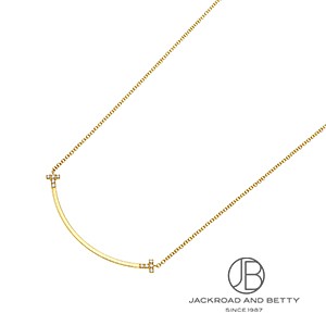 Tスマイル ペンダント ネックレス（スモール）YG[74957013] T Smile