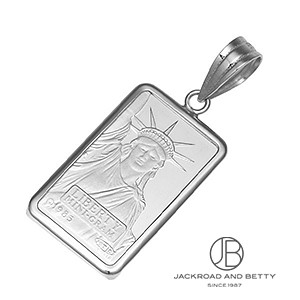 リバティプラチナインゴット6.2g　ペンダントトップ リバティプラチナインゴット6.2g ペンダントトップ アクセサリー