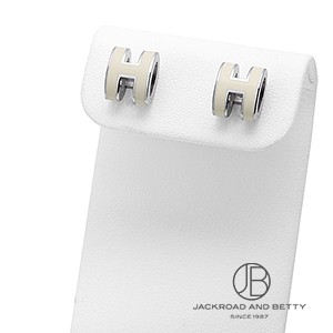 ポップH ミニ ピアス ブラン ホワイト 白[H608002FP49] Pop H Mini