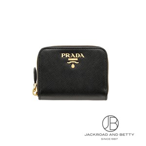 PRADA サフィアーノレザー ケース ブラック 1MM268 ミニ財布 楽天市場